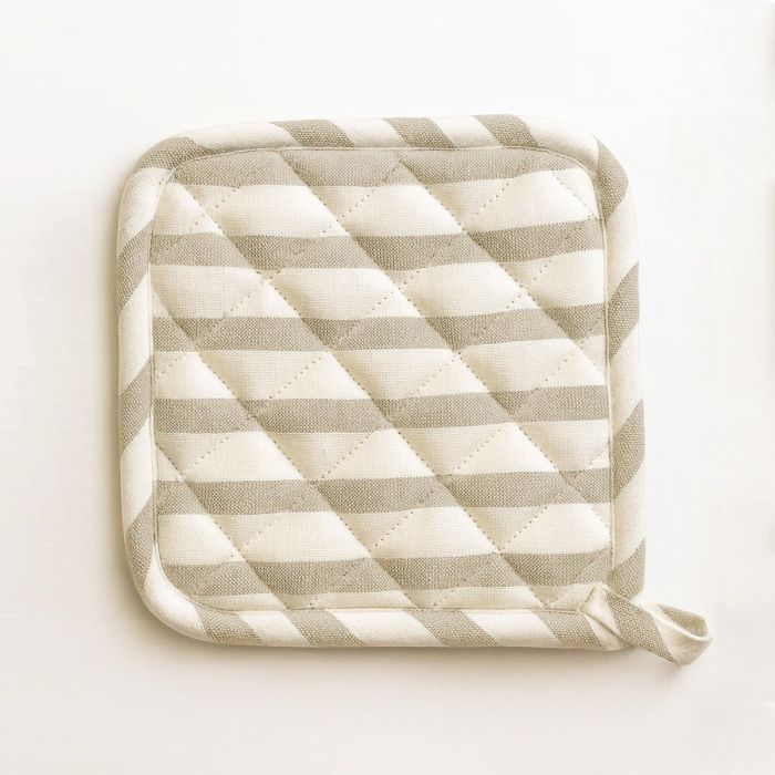 Set 2 Presine da Cucina Portofino Maestri Cotonieri Home in Cotone Rigato