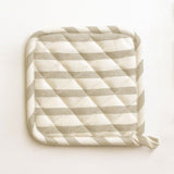 Set 2 Presine da Cucina Portofino Maestri Cotonieri Home in Cotone Rigato