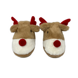 Pantofole Bimbi RENNA FLUFFY By Preziosa Home (Natale)