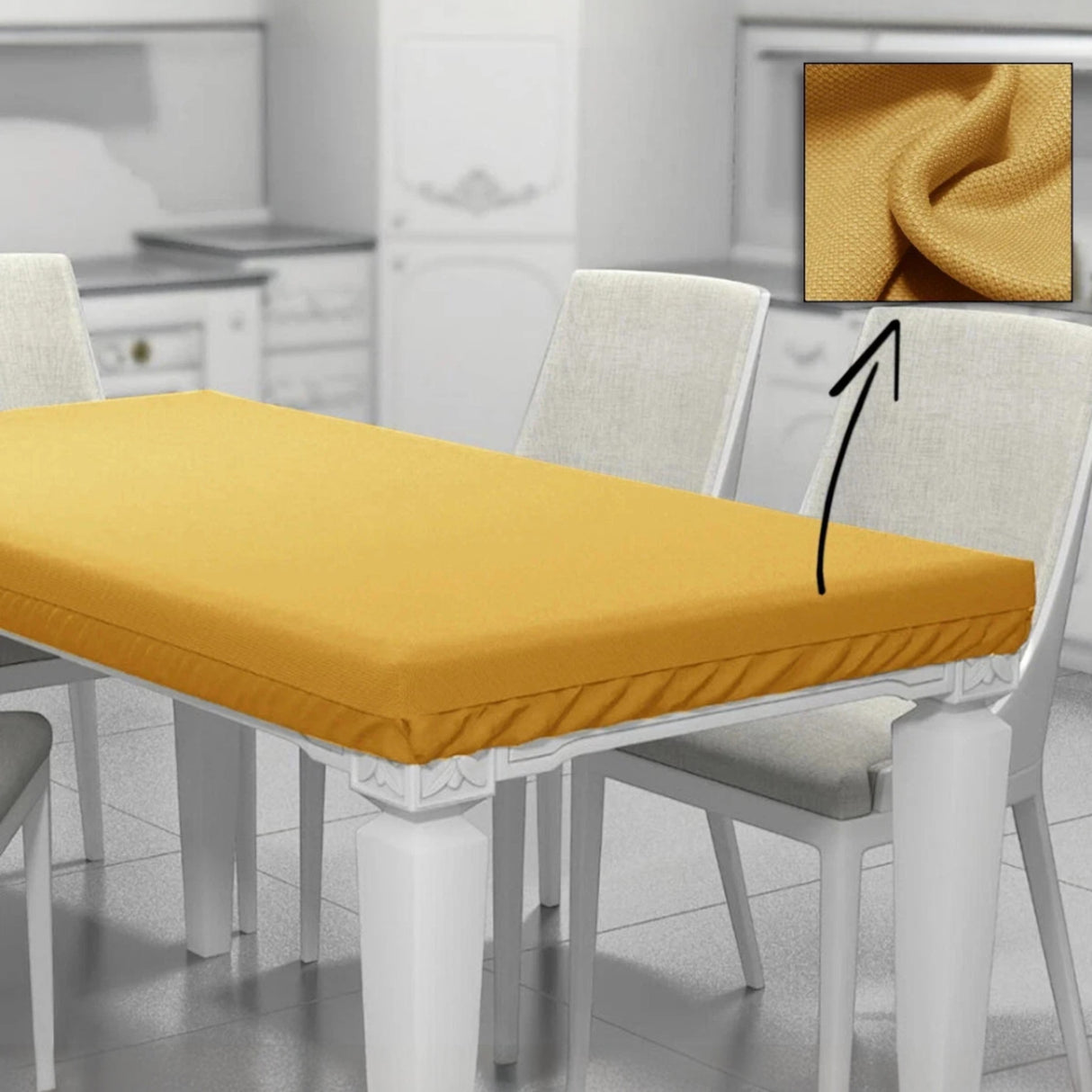 Copritavola Elastic Cover Zucchissime – 6 e 12 Posti Made in Italy