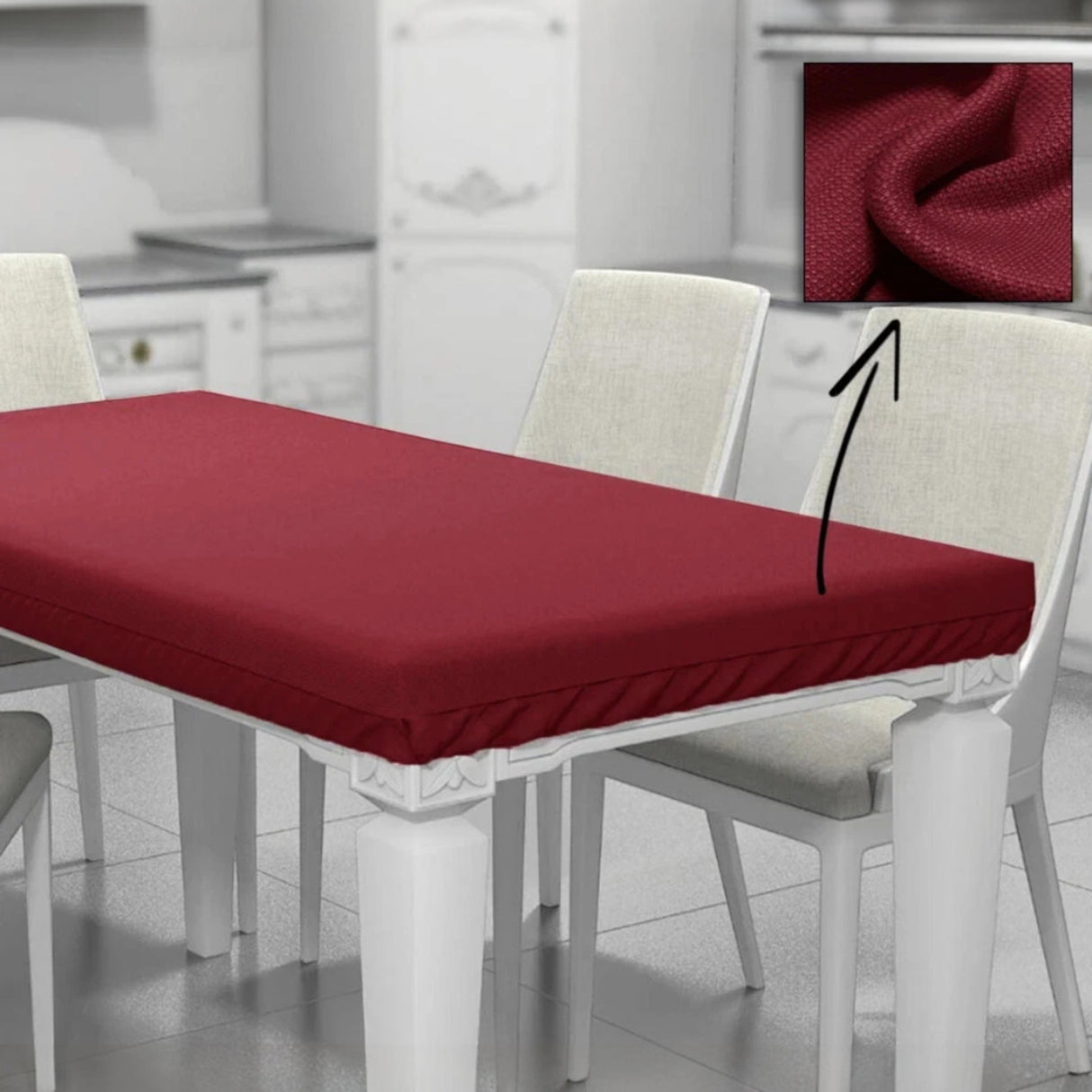 Copritavola Elastic Cover Zucchissime – 6 e 12 Posti Made in Italy