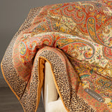 Plaid Scaldotto In Cotone Pettinato Belmond - Caleffi