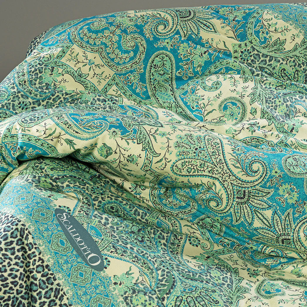 Plaid Scaldotto In Cotone Pettinato Belmond - Caleffi