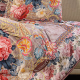 Plaid Scaldotto In Cotone Pettinato Flora - Caleffi