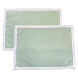 Set di 2 Tovagliette all’americana antimacchia in lino pavone - Magilù