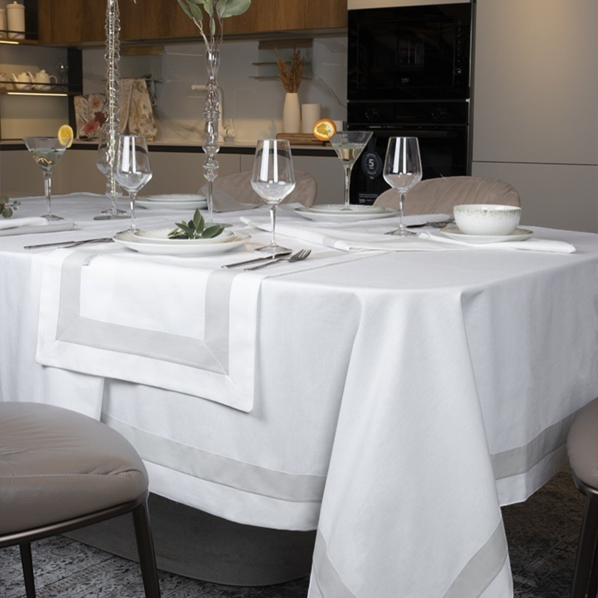 Set Tovaglia x12 Anita C/Runner - Battaglia