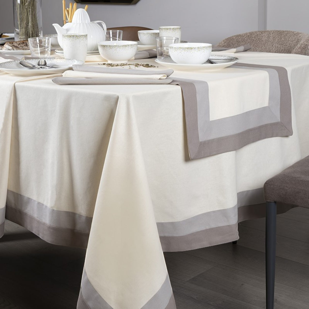 Set Tovaglia x12 Anita C/Runner - Battaglia