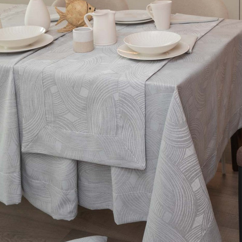 Tovaglia per 12 persone RANIA + runner by Battaglia