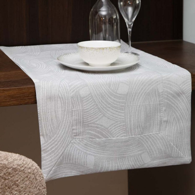 Tovaglia per 12 persone RANIA + runner by Battaglia