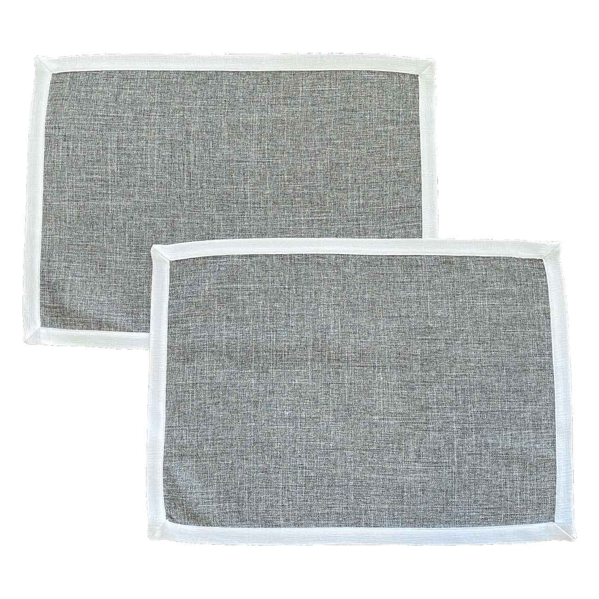 Set di 2 Tovagliette all’americana antimacchia in lino pavone - Magilù