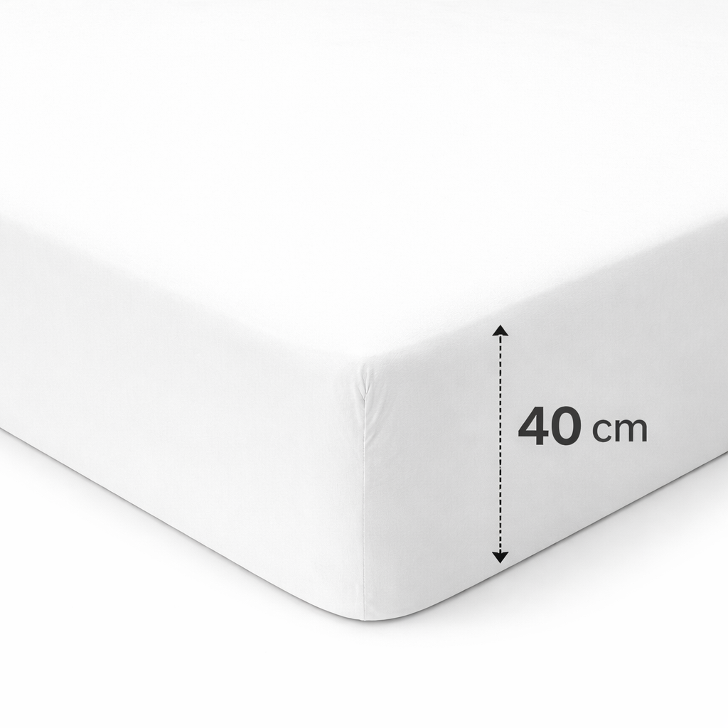Lenzuolo sotto con angoli matrimoniale America Il Filo - altezza 30 cm o 40 cm