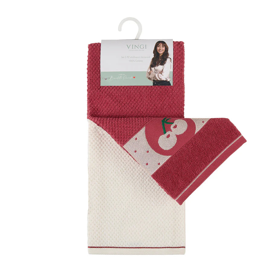 Set 2 Strofinacci Procida 100% cotone - Vingi