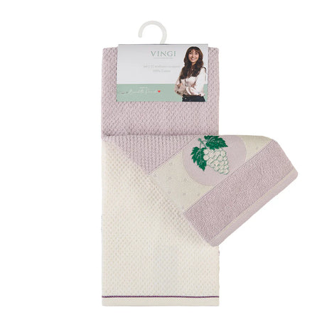 Set 2 Strofinacci Procida 100% cotone - Vingi