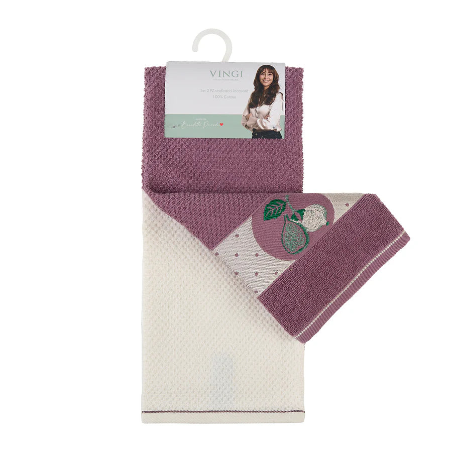 Set 2 Strofinacci Procida 100% cotone - Vingi