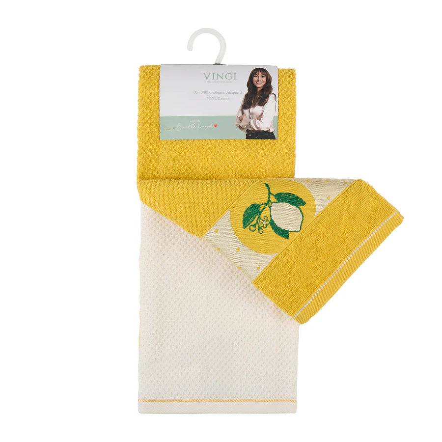 Set 2 Strofinacci Procida 100% cotone - Vingi