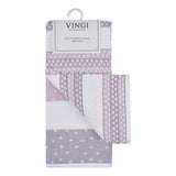 Set 2 Strofinacci Lily 100% cotone - Vingi