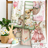 Set da 6 Strofinacci Pasquali Giardino Segreto - Maestri Cotonieri Home