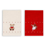 Set da 2 Strofinacci Digitali Ballerina - Maestri Cotonieri