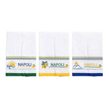 Set 3 Strofinacci Cucina Tourist Karì 50x70 cm in Cotone Made in Italy