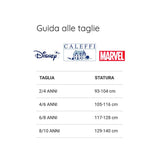 Accappatoio Con Cappuccio In Cotone Principesse Belle 2 a 10  Anni  Disney - Caleffi