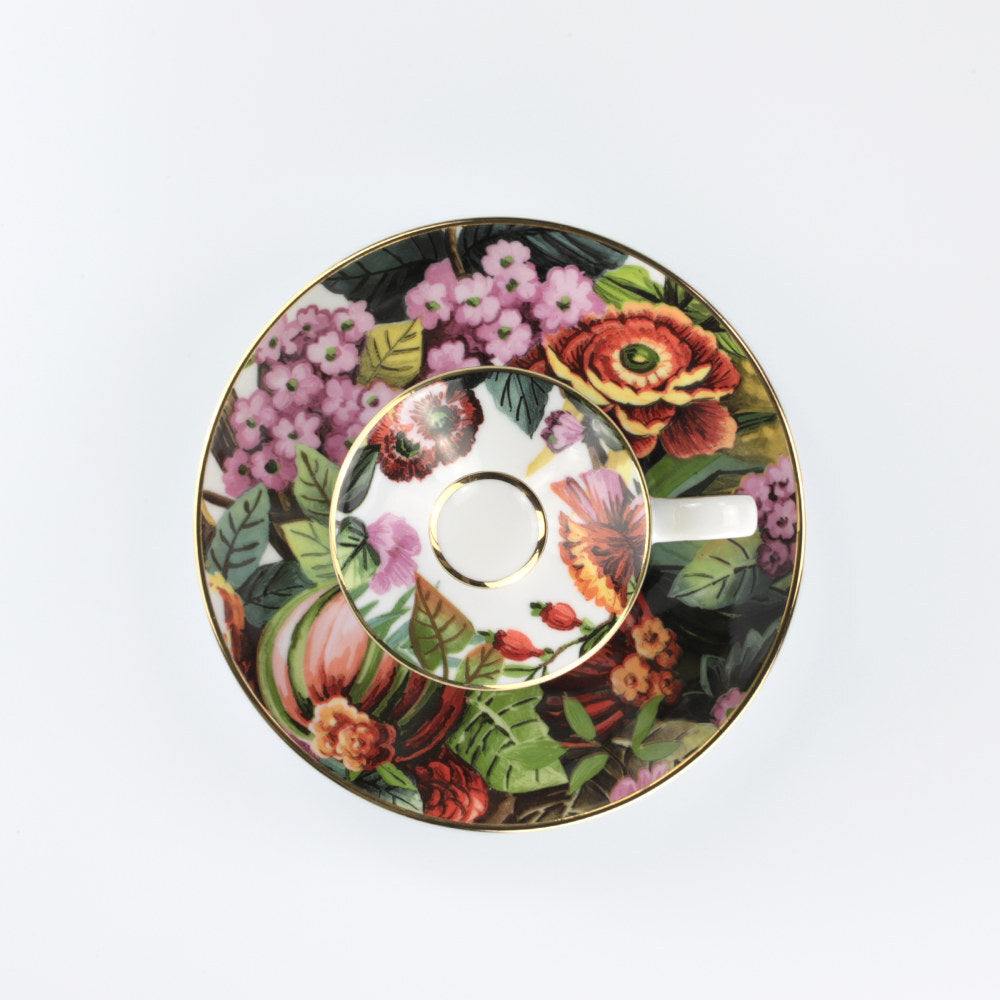 Set 2 Tazze da Tè con Coperchio e Piattino Exotic Jungle - Weissestal