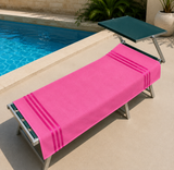 Telo Mare Polo Stripe 90x170 cm in Cotone e Spugna Assorbente
