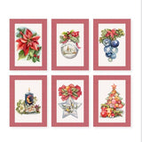 Set 6 Strofinacci TIFFANY XMAS dis.2 - Vingi