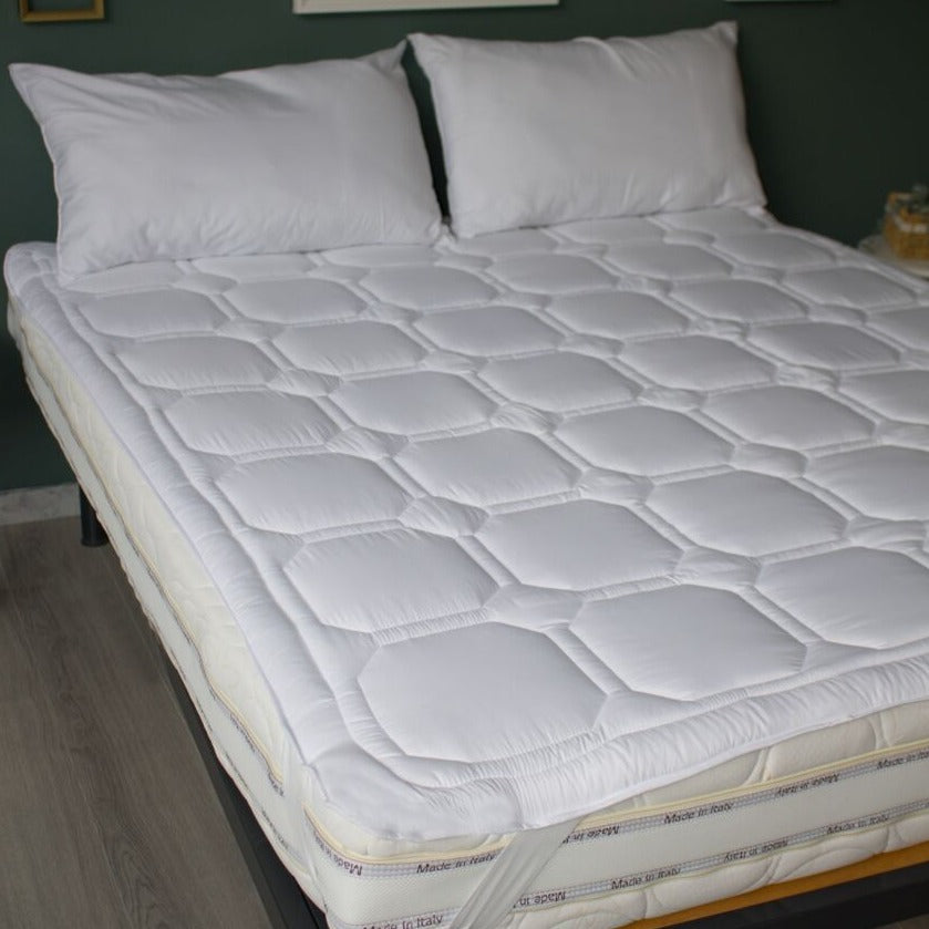 Topper Mon Topper Mont Blanc con 4 elastici by Maestri Cotonieri – mondobiancheria