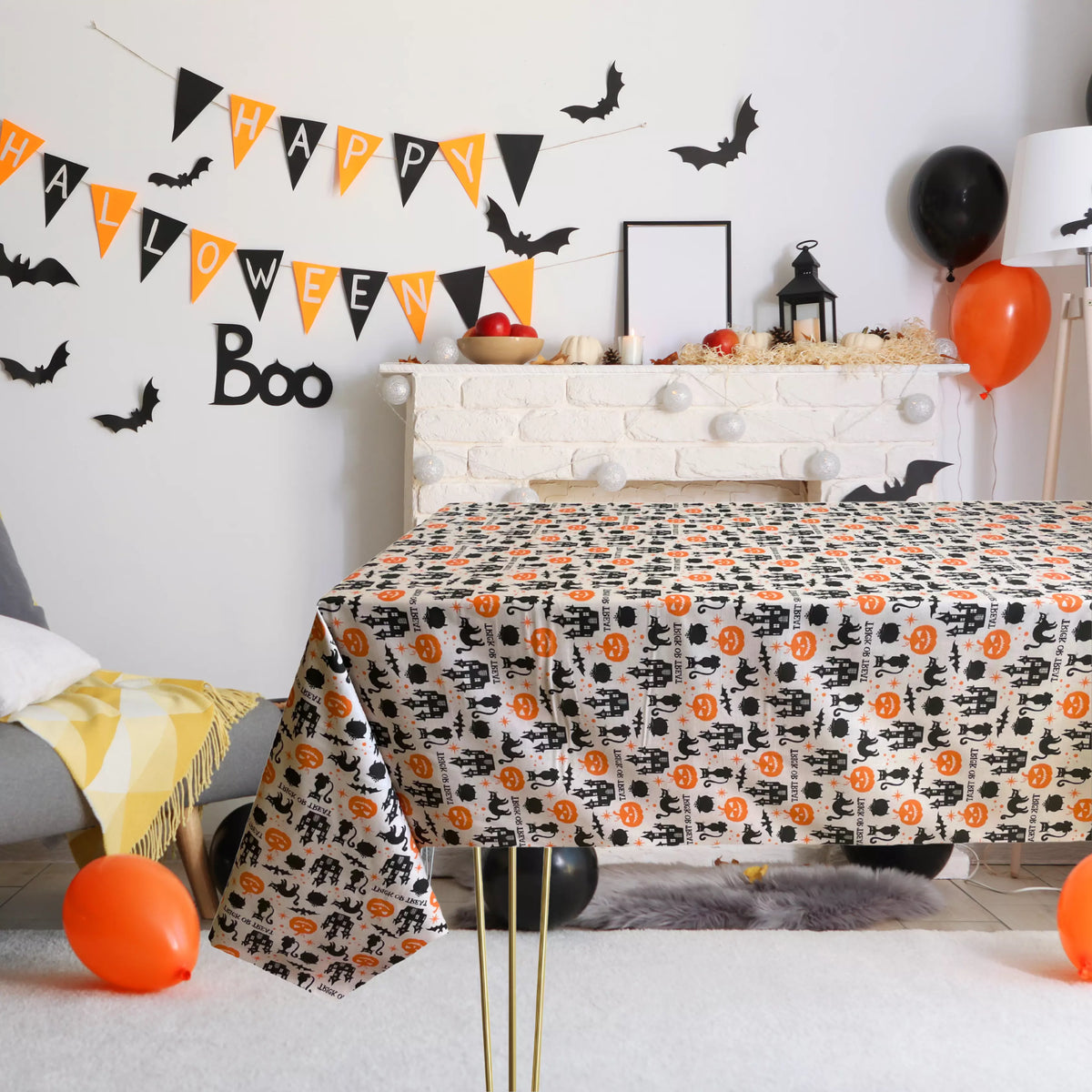 Tovaglia Halloween Party in Cotone Made in Italy – Magilù