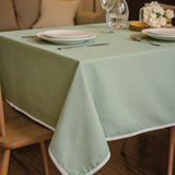 Tovaglia India Maestri Cotonieri Home in Panama di Cotone con Bordo Bianco – 6 o 12 Posti