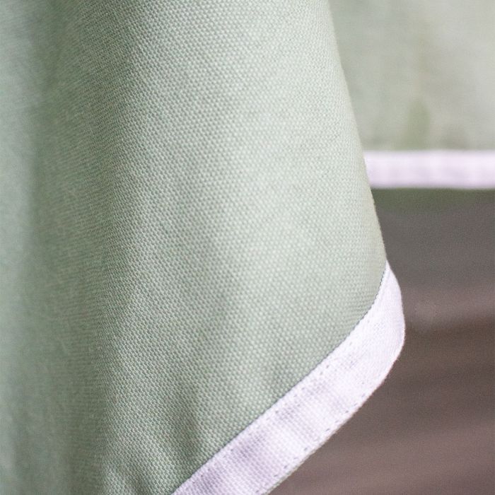 Tovaglia India Maestri Cotonieri Home in Panama di Cotone con Bordo Bianco – 6 o 12 Posti