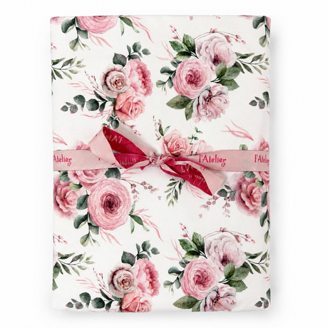 Tovaglia In The Garden Dis. 30 L'Atelier 17 Floreale Shabby Chic 100% Cotone Made in Ital