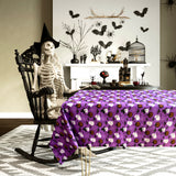 Tovaglia Halloween in 100% Cotone Made in Italy – Magilù | Arancione e Viola