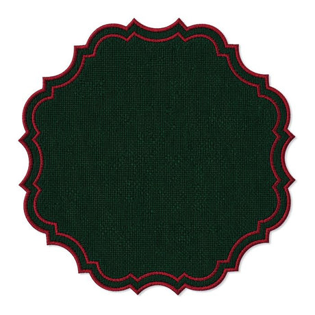 Set 2 Tovagliette Natalizie Parigi 38x38 cm - Maestri Cotonieri