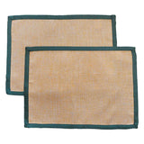 Set di 2 Tovagliette all’americana antimacchia in lino pavone - Magilù