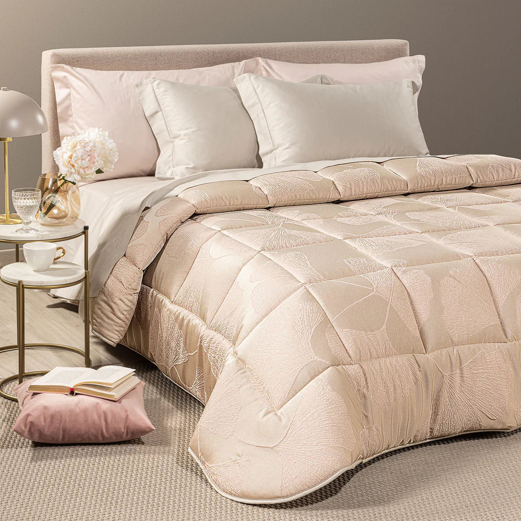 Trapunta In Raso Jacquard Agatha - Caleffi