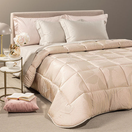 Trapunta In Raso Jacquard Agatha - Caleffi