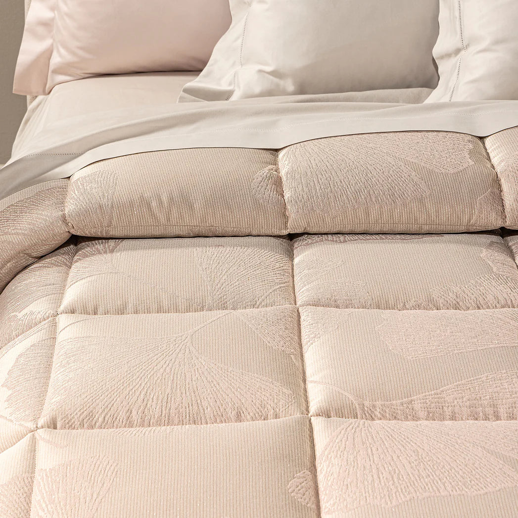 Trapunta In Raso Jacquard Agatha - Caleffi