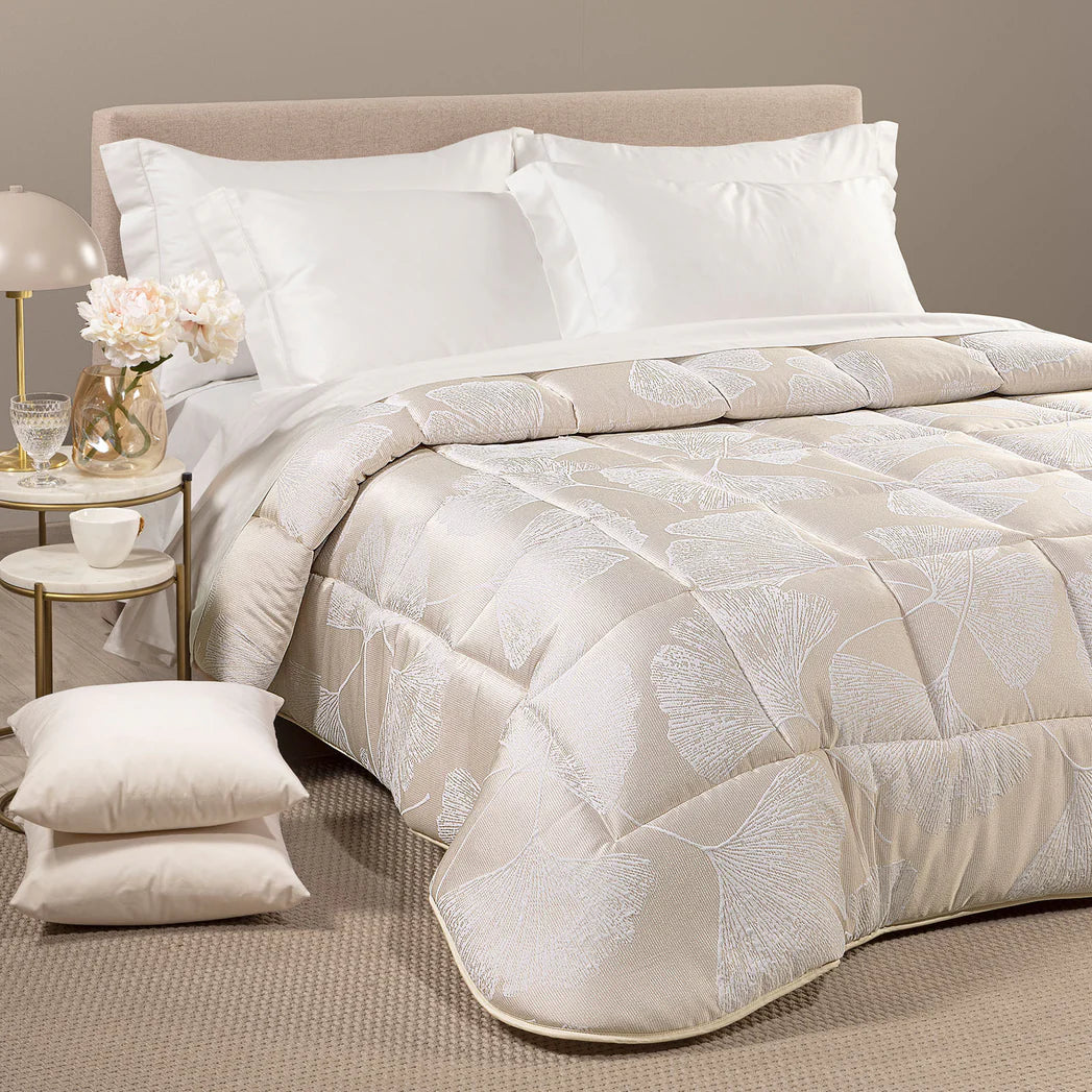 Trapunta In Raso Jacquard Agatha - Caleffi