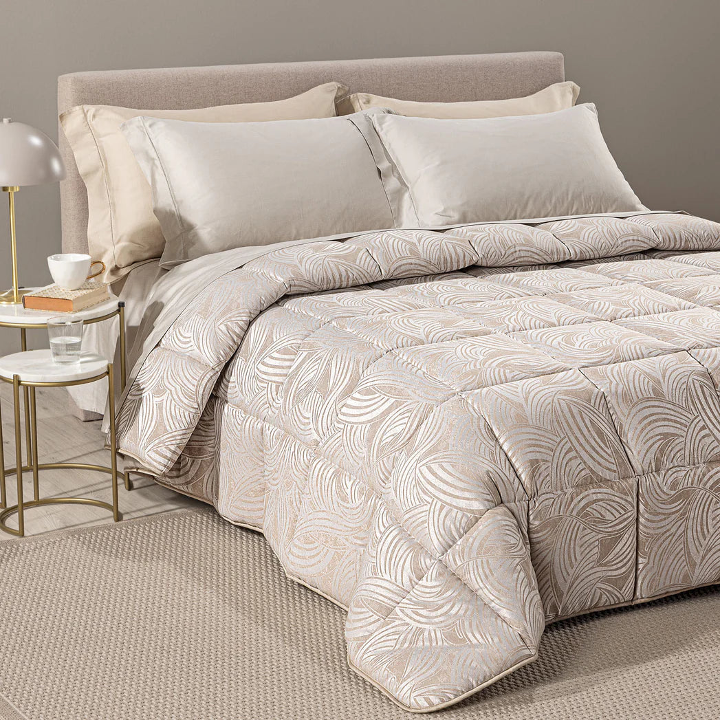 Trapunta In Raso Jacquard Apollo - Caleffi