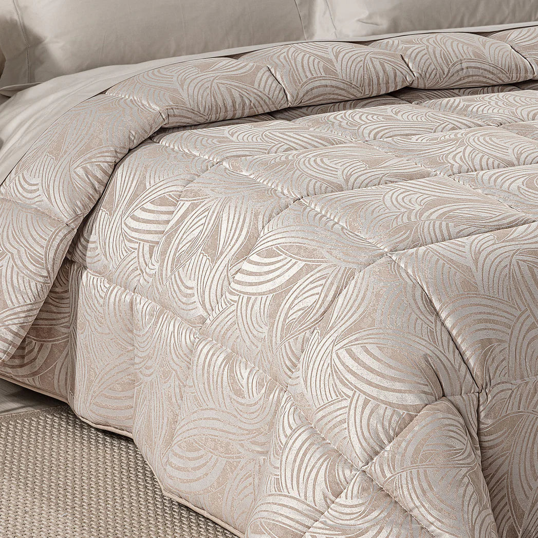 Trapunta In Raso Jacquard Apollo - Caleffi