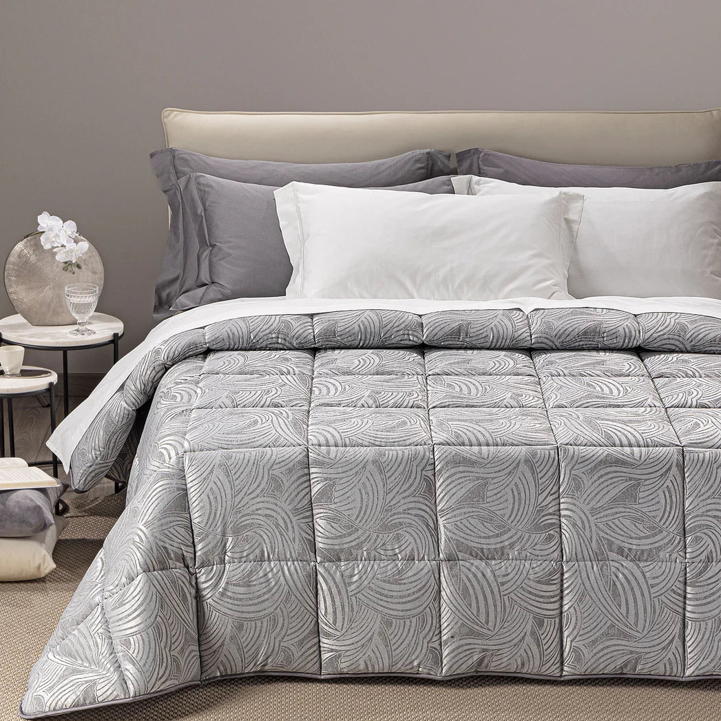 Trapunta In Raso Jacquard Apollo - Caleffi