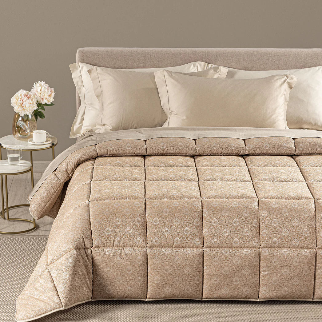 Trapunta In Raso Jacquard Danubio - Caleffi