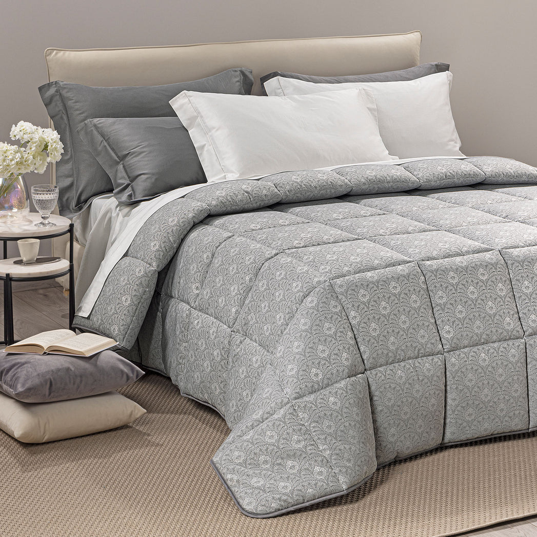 Trapunta In Raso Jacquard Danubio - Caleffi