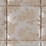 Trapunta In Raso Jacquard Floret - Caleffi