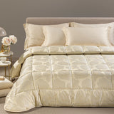 Trapunta In Raso Jacquard Flory - Caleffi