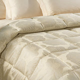 Trapunta In Raso Jacquard Flory - Caleffi