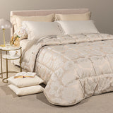 Trapunta In Raso Jacquard Flory - Caleffi