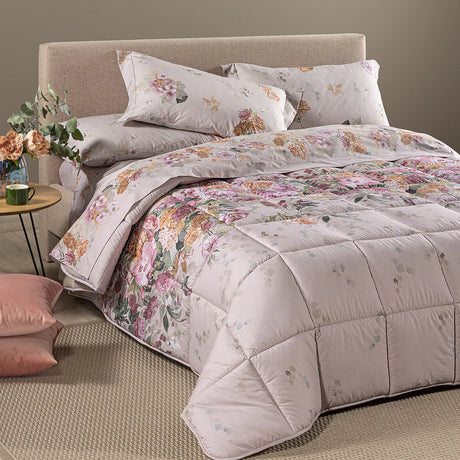 Trapunta In Cotone Ikebana Matrimoniale - Caleffi