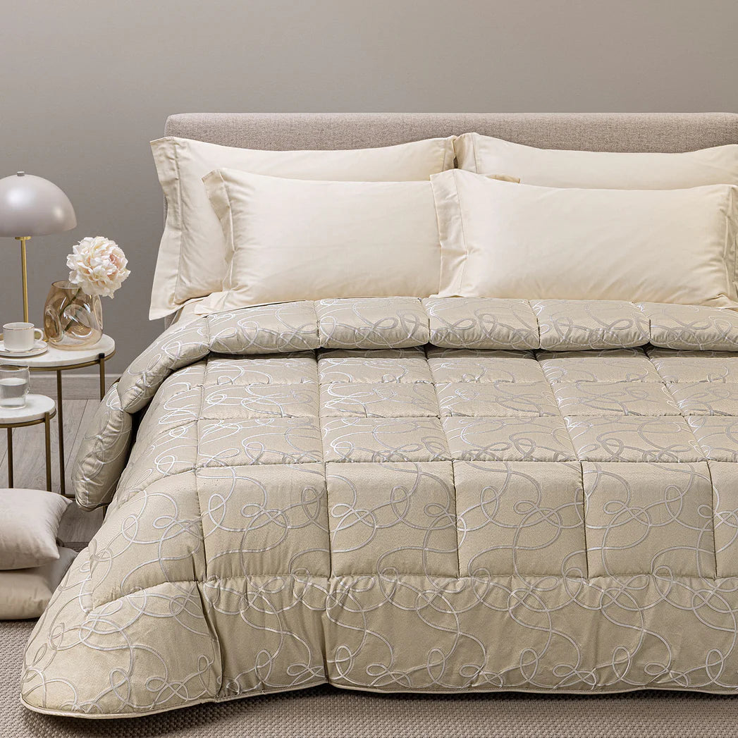Trapunta In Raso Jacquard Lesley - Caleffi
